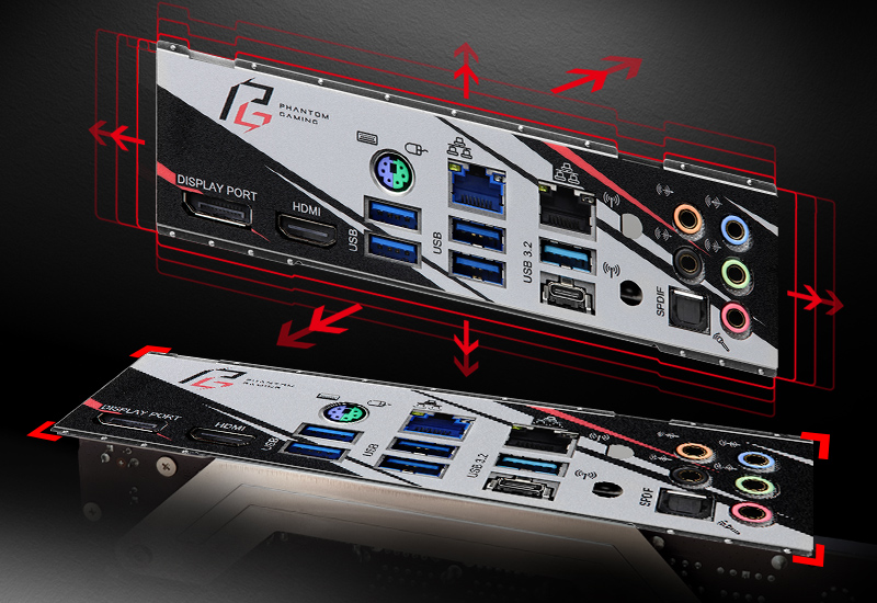 Flexible Integrated I/O Shield